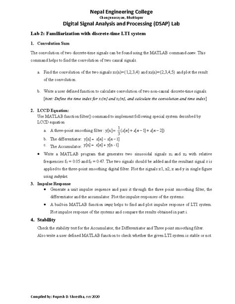 DSAP Lab Report: Basic Signals & Frequency Response Analysis - wintechmobiles.com