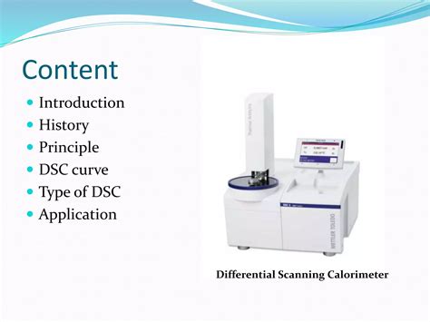 DSC Differential Scanning Calorimetry - Principles, … - wintechmobiles.com