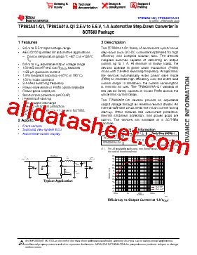 DSON IN SOT563 Package A TPS62A01-Q1 TPS62A01-Q1, …