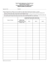 DSS Form 16134 Download Printable PDF or Fill Online CACFP Monitoring