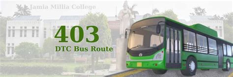 DTC Bus 403 Timings & Route, Delhi City Bus Time Table