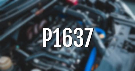 DTC P1637 Generator LTerminal Circuit