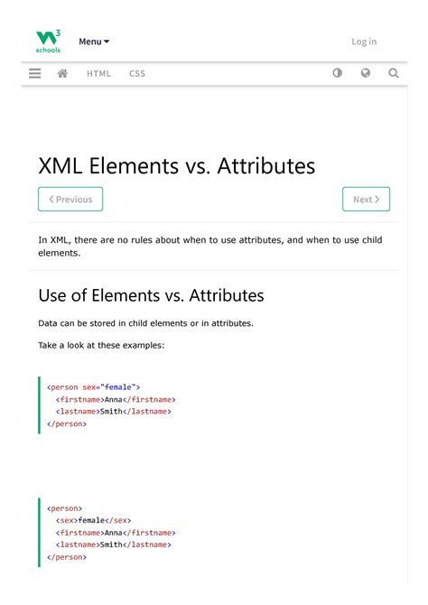 DTD Examples - W3School