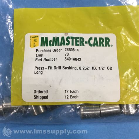 DU Bushings McMaster-Carr