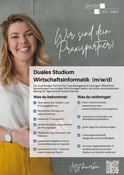 DUALES STUDIUM WIRTSCHAFTSINFORMATIK (B. SC.).