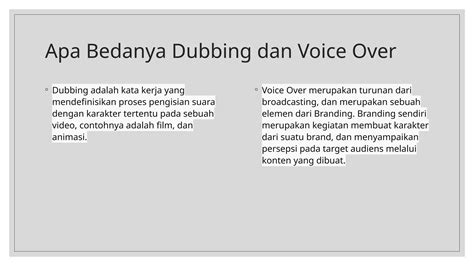 dubbing adalah - elchoricharrua.com