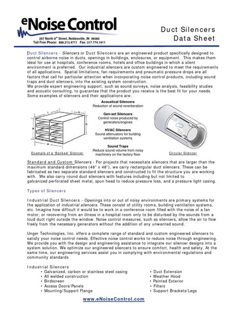 Duct Silencer Catalogue.pdf - coolestguyplanet.net