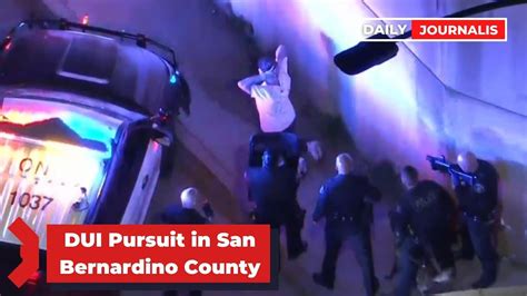 DUI suspect arrested after standoff, pursuit in San Bernardino County