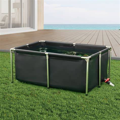 Durable Foldable PVC Koi Fish Pond - 3m x 1m x 0.6m Above Ground ... - raincitystudios.com