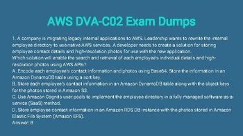 DVA-C02 Dumps