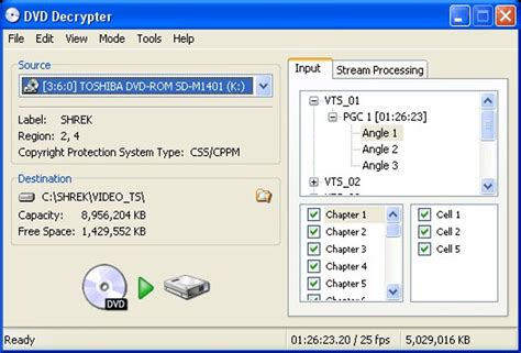 DVD Decrypter for Windows