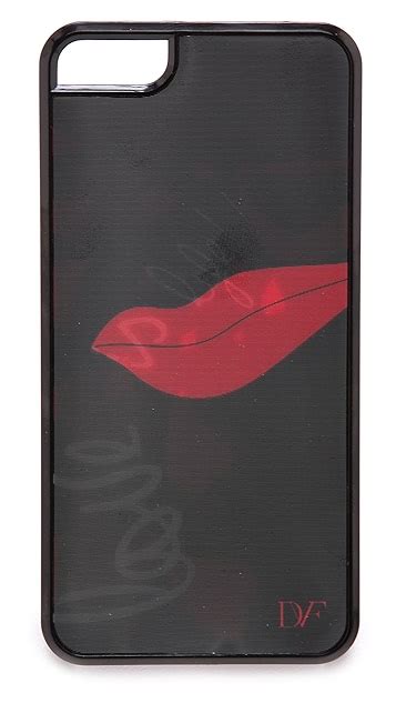 DVF iPhone 5/5s case red "live is life" Hologram - Pinterest