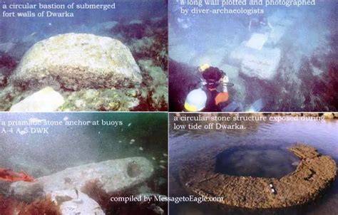 Dwarka Underwater Ruins Gujarat Archaeological Site - raincitystudios.com