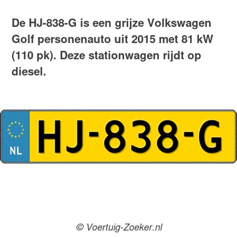 DX-HJ-71: Volkswagen Golf - voertuig-zoeker.nl