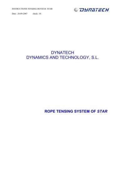 DYNATECH DYNAMICS AND TECHNOLOGY, S.L. - Elevator …