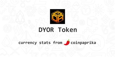 DYOR Token price today, DYOR to USD live, marketcap …