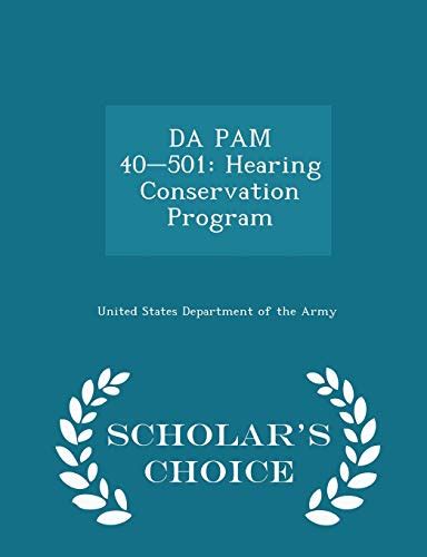 Da Pam 40-501: Hearing Conservation Program - Goodreads