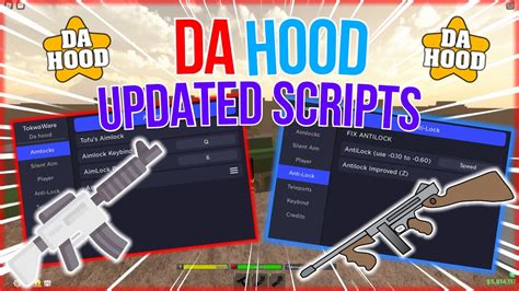An anti-lock script for the game Da Hood Modded is a script that