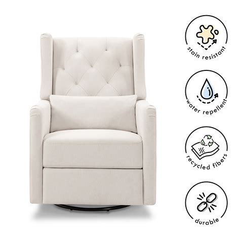 DaVinci Everly Recliner in Performance Cream Eco-Weave