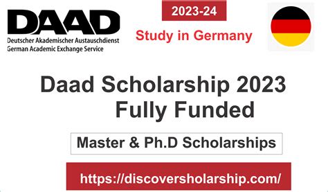 The German Academic Exchange Service (DAAD) is the largest scholarship organisation in Germany for international students and provides scholarships for .... 