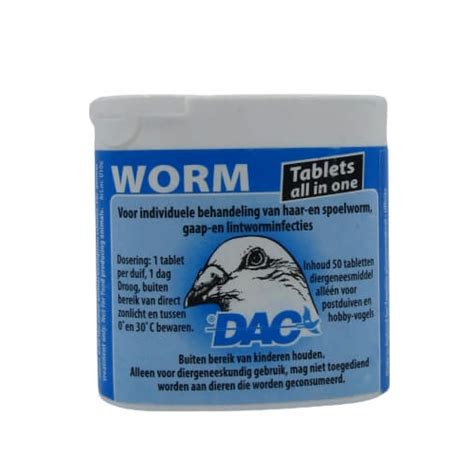 Dac Pharma Worm Tablet 50 adet.