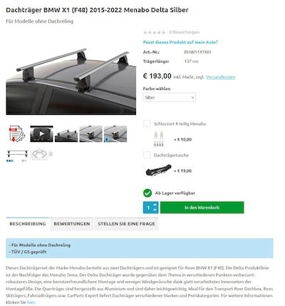 Dachreling Belastbarkeit - Startseite Forum Auto Vol...