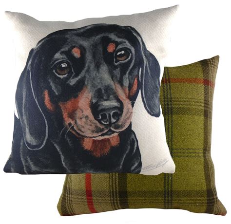 Dachshund Cushion Cover X2 16" Square eBay