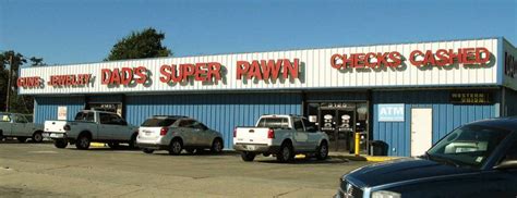  Dad’s Super Pawn store in Pascagoula, MS offers a wide selection of jewelry including earrings, necklaces, rings, etc. besides providing financial services. . 