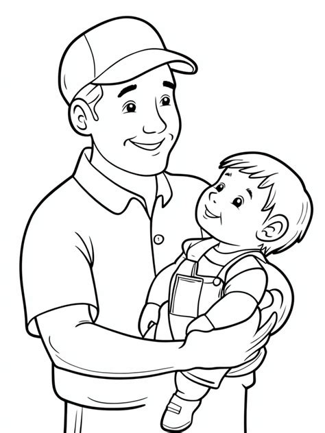 Dad For Coloring