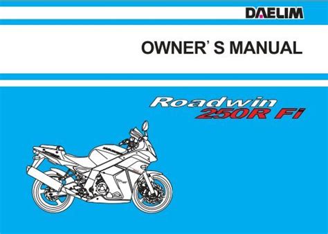 Daelim vjf250 vjf 250 bike repair owners manual. - Manuale di servizio komatsu terne wb97r.