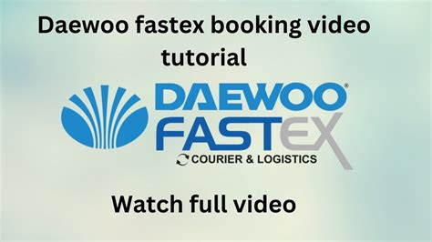 Daewoo Fastex Grw - YouTube