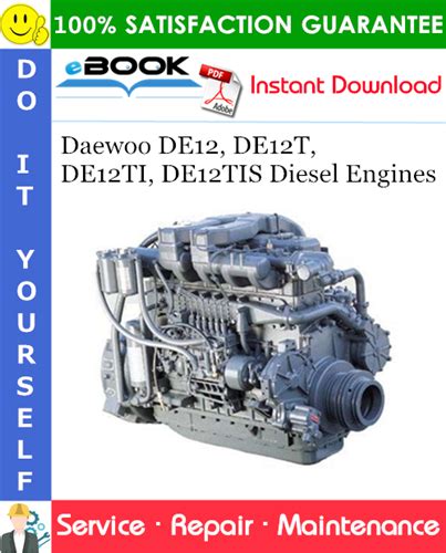Daewoo de12 diesel engine operation and maintenance manual. - Mtd walk behind mower transmission repair manual.