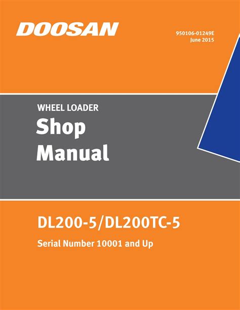 Daewoo doosan dl200 dl200tc wheel loader operation and maintenance manual instant. - Roof construction manual by eberhard schunck.
