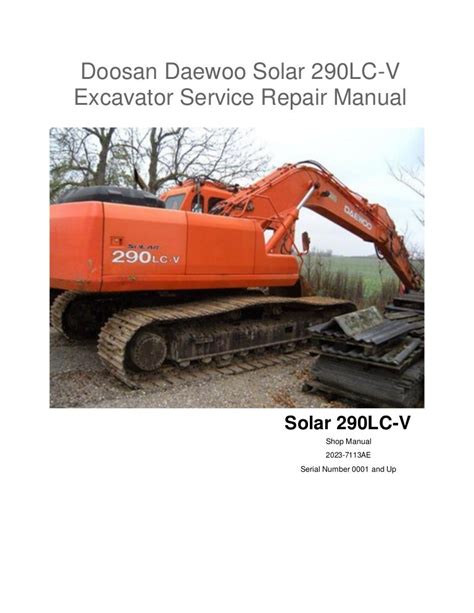 Daewoo doosan solar 290lc v excavator service repair shop manual instant download. - Ancien re gime et la re volution.