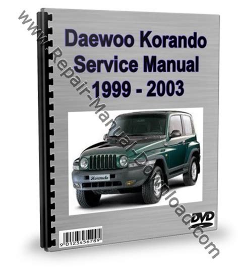 Daewoo korando service repair manual workshop download. - Carrello elevatore daewoo 2 4l manuale di servizio.