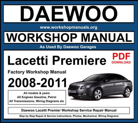 Daewoo lacetti 1998 repair service manual. - Organizational project portfolio management a practitioner s guide.