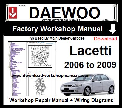Daewoo lacetti 2001 repair service manual. - Honda 500 trx fa tech manual.