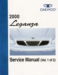 Daewoo leganza 2000 factory service repair manual. - Kenworth truck service manuals diagnostic code.