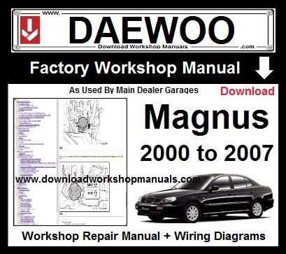 Daewoo magnus 2000 2006 workshop service repair manual. - The handbook on plumeria culture by richard m eggenberger.