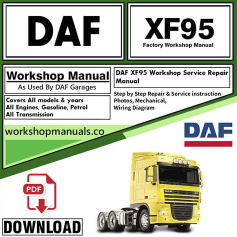 Daf 95xf factory service repair manual. - Abschied von der schiene, bd. 1 u. 2, 1980-1990.