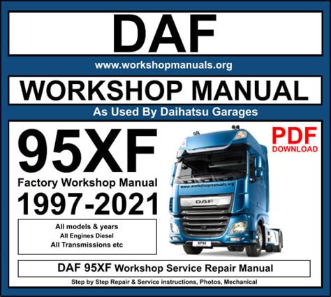 Daf 95xf series workshop repair manual download. - Fiat bravo a service manual volume.