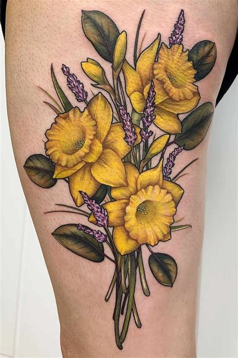 Daffodils are symbols of renewal, hope, and new beginnings, making them popular choices for tattoos. Learn about the cultural significance, meanings, colours, and placement of daffodil tattoos, and discover 100 …. 