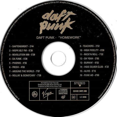 Daft Punk - Homework - CD - NEW 190296610394 eBay