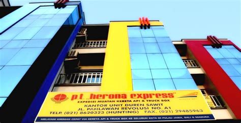 Daftar Nomor Telepon PT. Herona Express Se Jawa-Bali