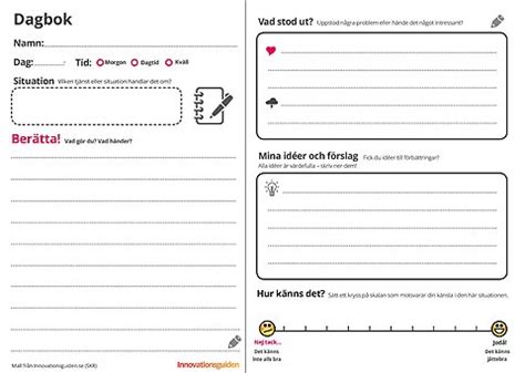 Dagbok att skriva ut