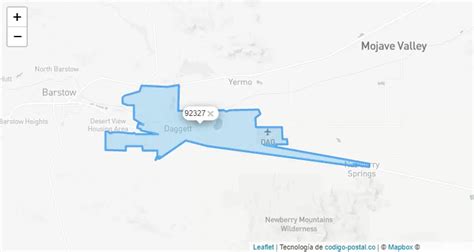 Daggett, California ZIP Code - United States