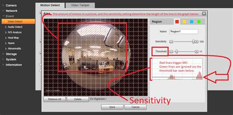 Dahua sensitivity threshold.  Event type: From the dropdown list you can select motion de...