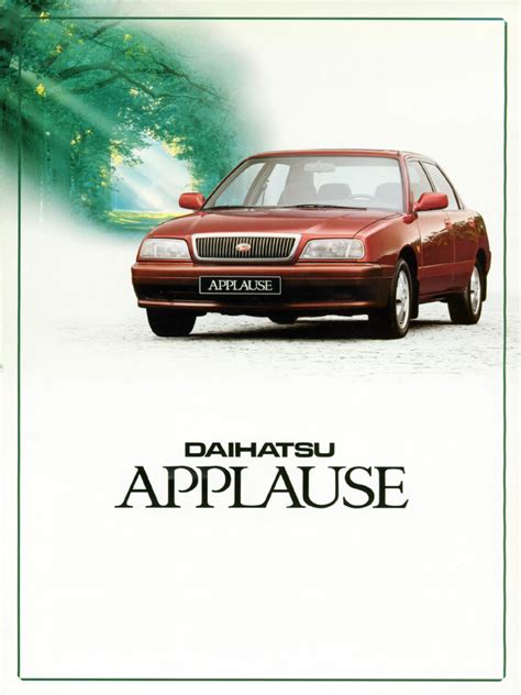 Daihatsu Applause Workshop Manual Pdf