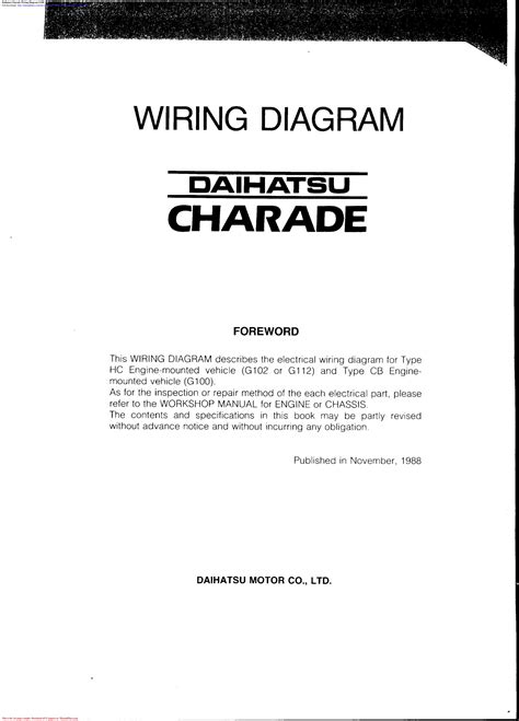 Daihatsu charade g100 g102 engine chassis wiring digital workshop repair manual. - St-laurent-du-maroni, la ville aux 40 dialectes..