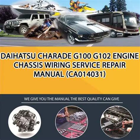 Daihatsu charade g100 g102 engine chassis wiring workshop manual. - Las décimas premiadas de radio santa maría.